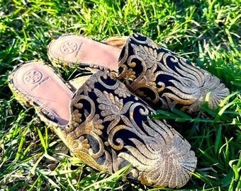 Tory burch embroidered shoes new arrivals