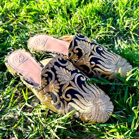 Brocade mules best sale