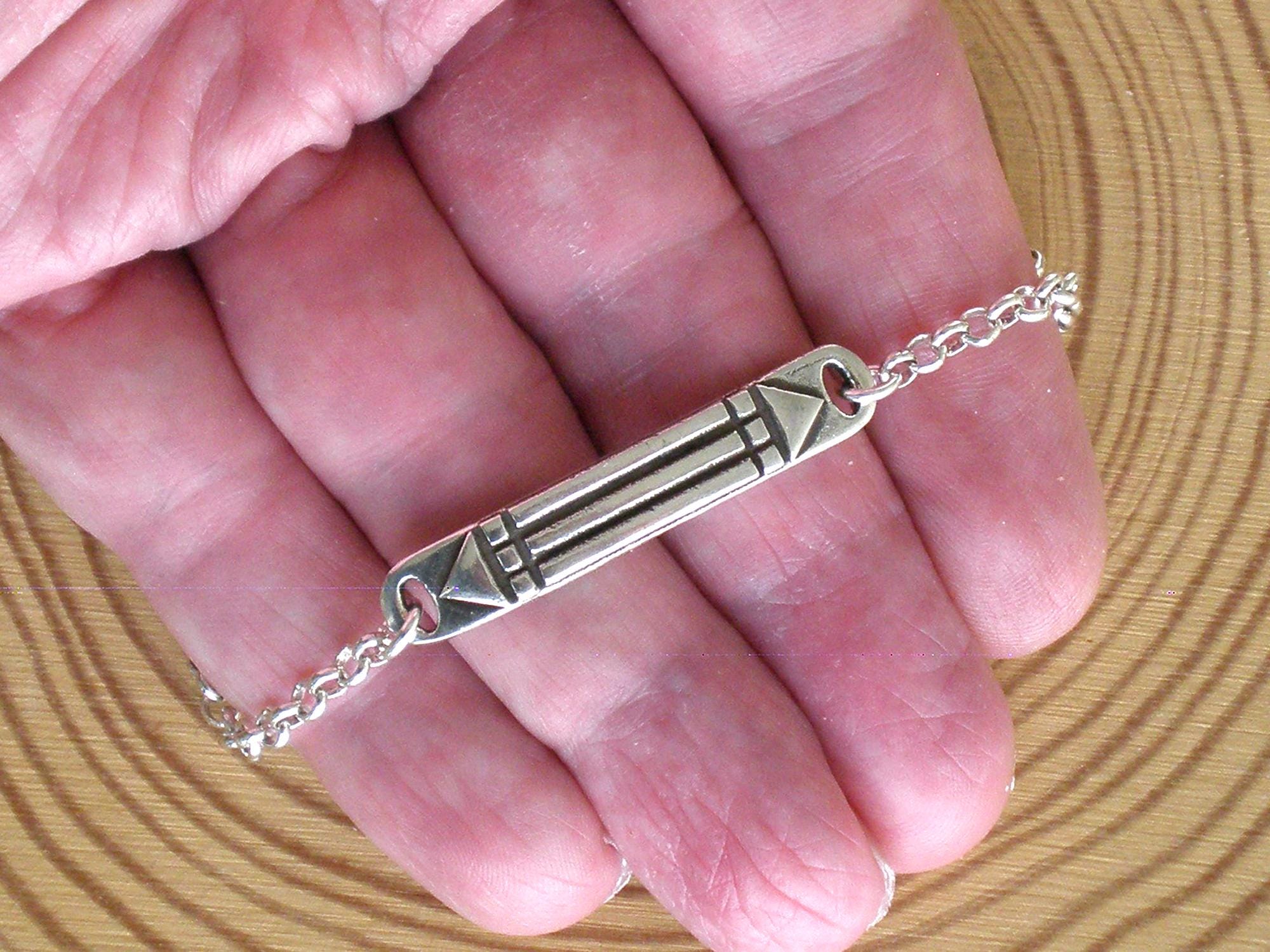 Orecchini placcati argento Sterling a forma di maglia | Italia