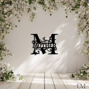 Aangepaste monogram metalen bord • Gepersonaliseerde achternaam letterbord • Binnen- en buitenstaalkunst • Familienaam wanddecoratie • Interieurdecoratie