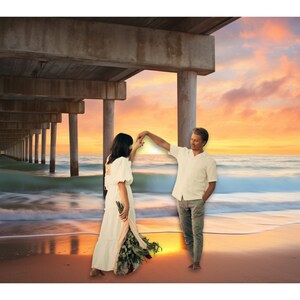 15 Digital Backdrops photography background studio portrait engagement wedding bridal photography photoshop overlay outdoor beach pier