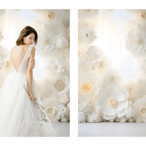 10 White Floral digital backdrops maternity backdrop overlays photography digital background overlays photoshop textures  white background