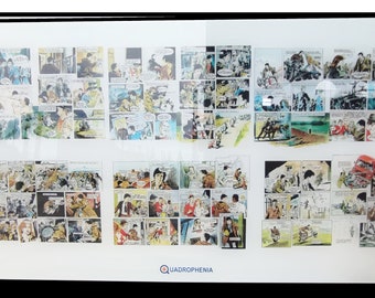 Der Quadrophenia Film wird in einem wunderschön detaillierten Storyboard dargestellt.