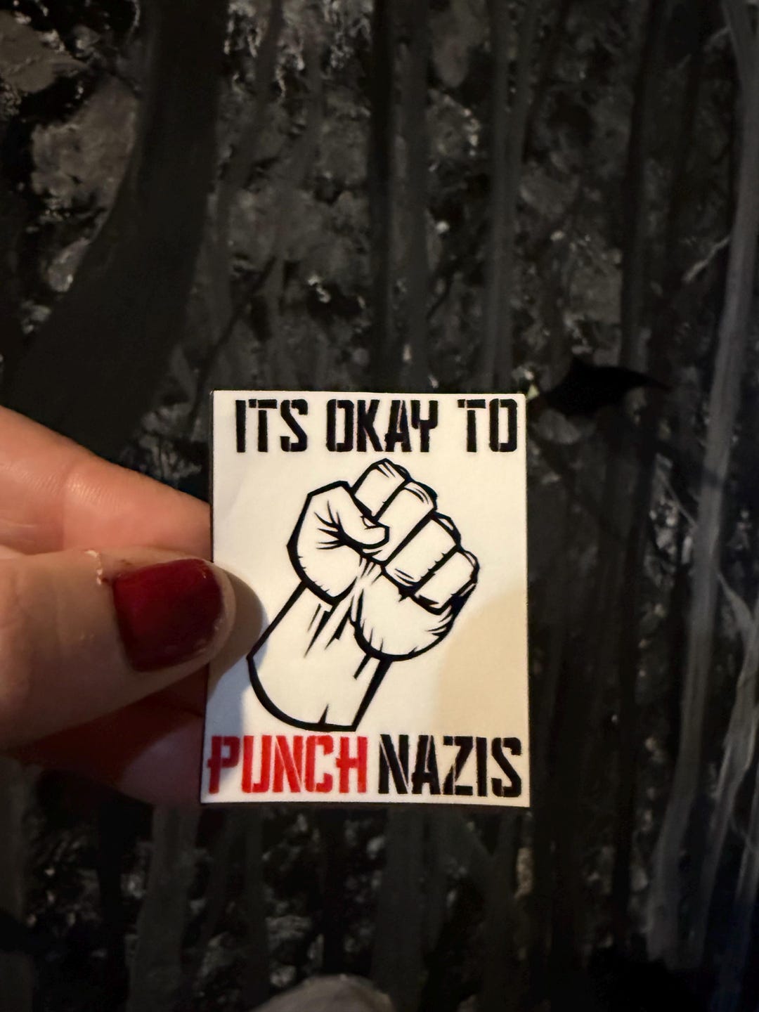 Punch Off Raod Sticker It’s Okay to Punch- Vinyl Sticker - Etsy