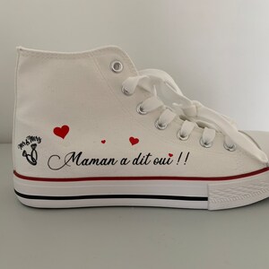 Baskets montante mariage image 2