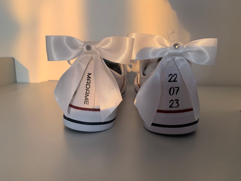 Personalized wedding sneakers for women and men image 3