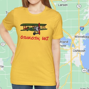Oshkosh t-shirt Green Bi-plane