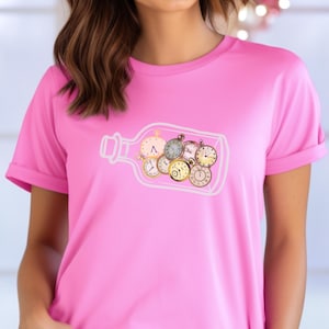 Time in a Bottle Unisex Heavy Cotton Tee - Fun Vintage Clock Design, Perfect Gift for Watch Lovers, Casual Wear, Birthdays, Anniversaries,
