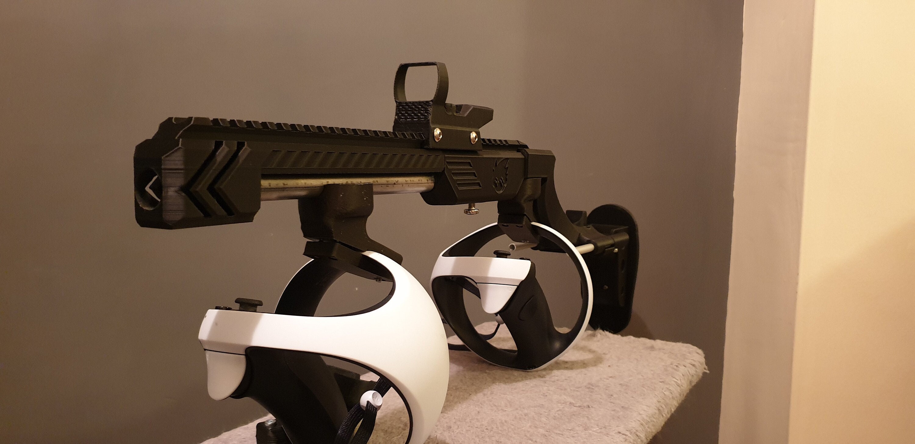 PSVR2 Game Gun Stock Caso Controlador VR, Pistol Grip, jogos FPS