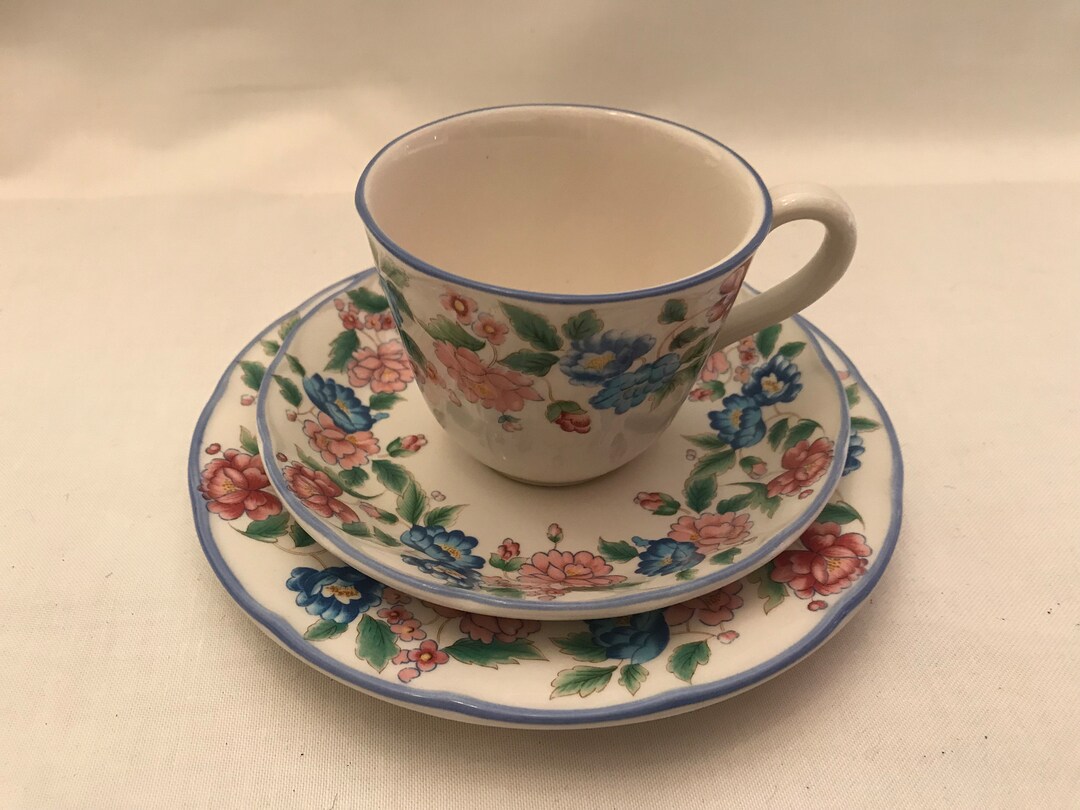 Laura Ashley, Hazelburytrio Cup Saucer and Plate, Vintage - Etsy