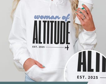 Aviation Hoodie, Women Pilots, Custom Year of Certification, Milestone Gift, Woman Pilot Sweater, Student Pilot Gift, Checkride Celebration