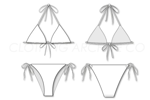 Swimwear Bikini Recycled light - Moodies Undies