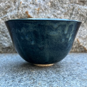 Handmade ceramic deep bowl