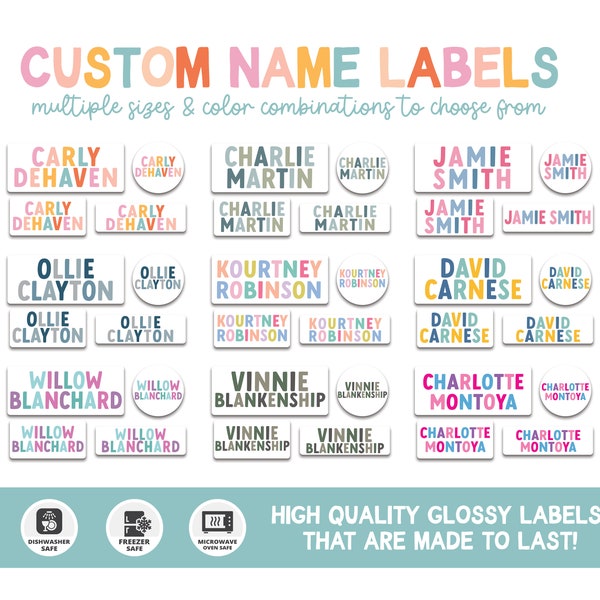Daycare Name Label Etsy