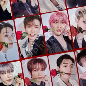 ATEEZ - Golden Hour [Partie 2] Jeu de cartes photo romantiques (FanFan) | K-pop