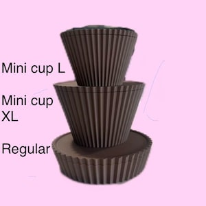 Giant Peanut Butter Cup Candy Bucket – Oversized Chocolate Candy Container, Funny Novelty Gift, 3D Printed Decor
