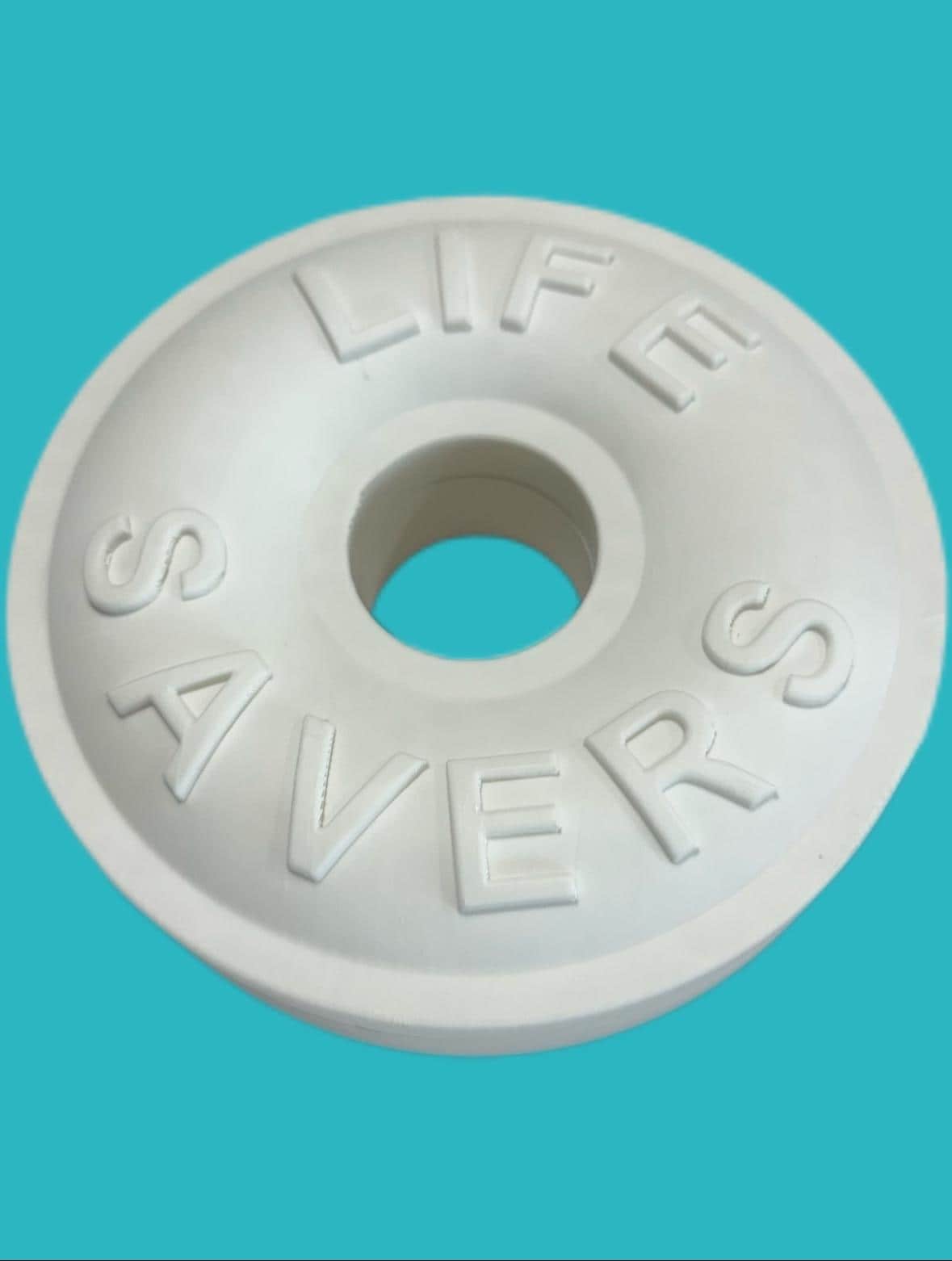 3D Printed Giant Life Savers Mint Candy Container