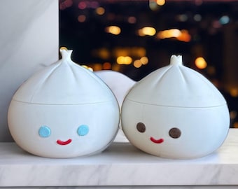 Récipient pour dumplings pour petits pains cuits à la vapeur de 5 po. de large imprimé en 3D