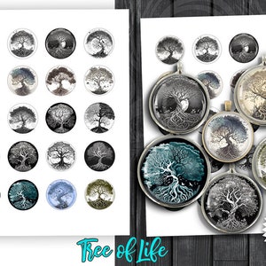 Può includere: Un download digitale di 20 immagini stampabili con un design ad albero della vita in vari colori e stili. Le immagini sono perfette per progetti di artigianato, scrapbooking e altro ancora.