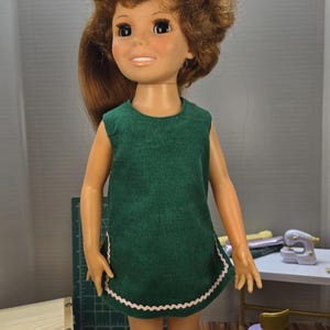 Dress set designed for Ideal Crissy doll series. Dress and shorts
