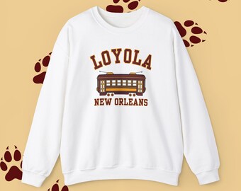 College of Law Loyola New Orleans Street Car Unisex Crewneck Sweatshirt