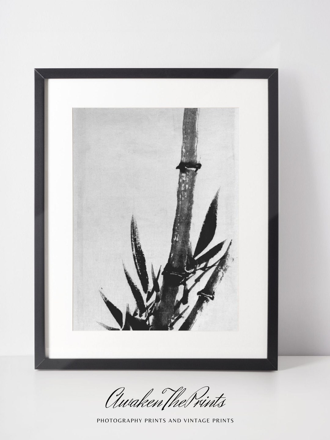 Printable Vintage Bamboo Wall Art Vintage Art Instant Download Print