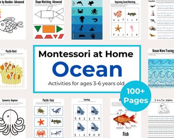 Montessori Ocean Theme printable