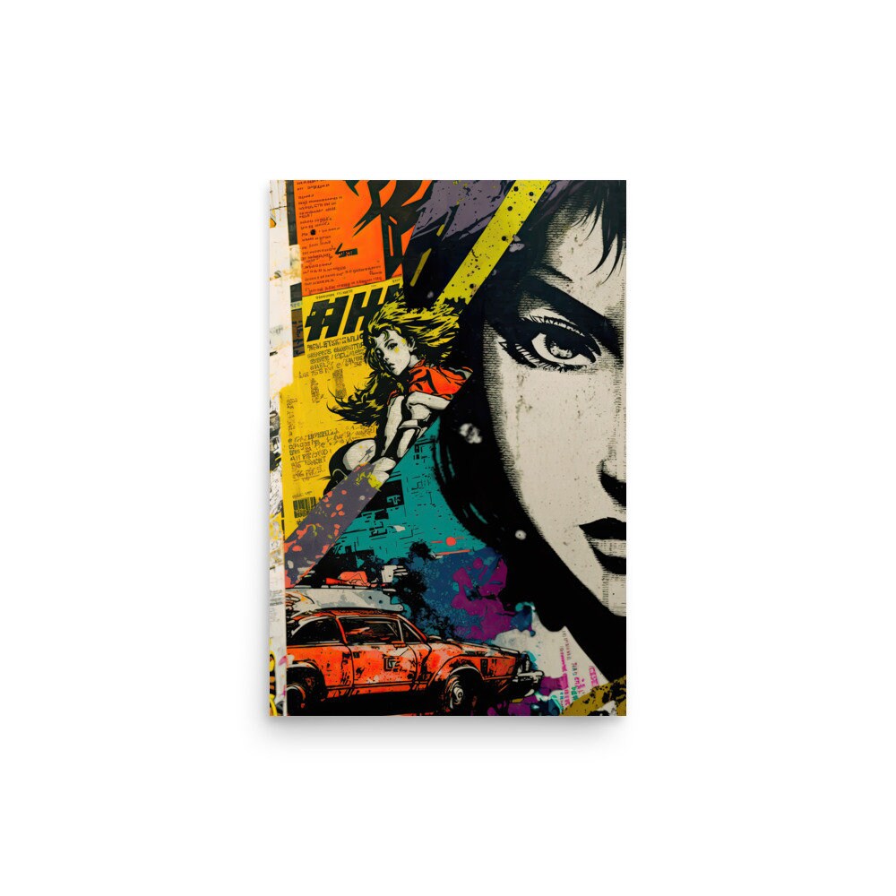 SF マンガアート - 美しい女性のポートレート - アーバンディケイ