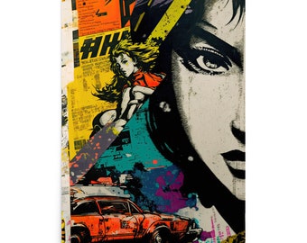 SF マンガアート - 美しい女性のポートレート - アーバンディケイ