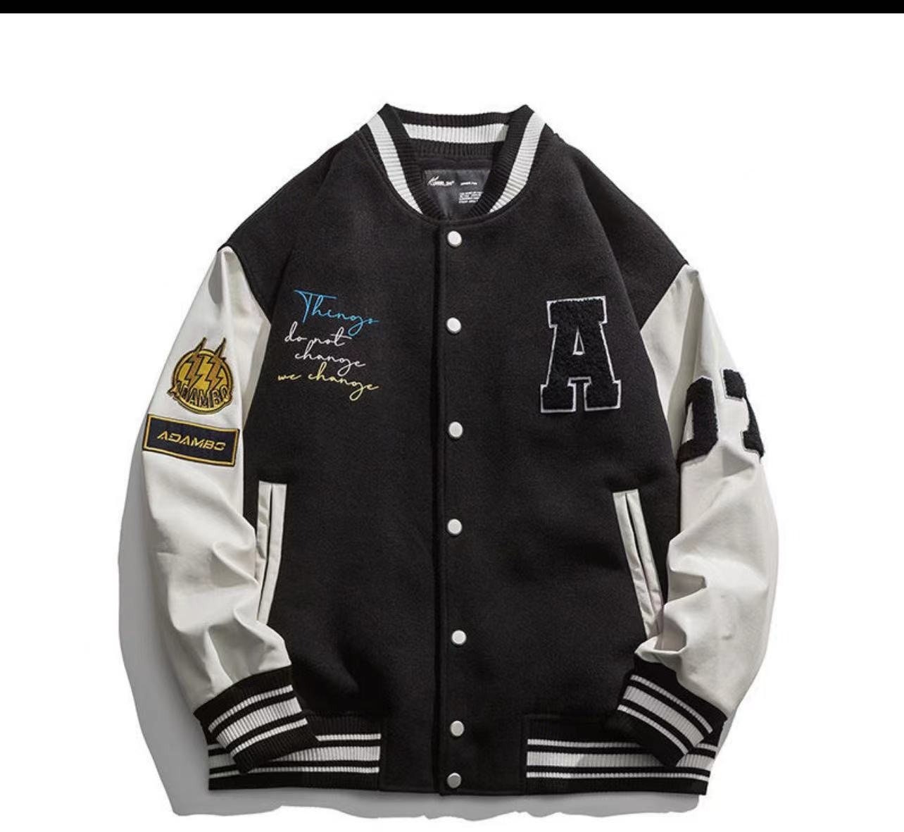 California Varsity Jacket, Unisex Baseball Jacket, Letterman Jacket,  Embroidered Button up College Top 