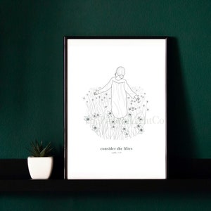 Consider the Lilies | New Testament Coloring Page | Come Follow Me