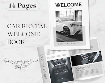 Turo Welcome Book | Turo Host |  Welcome Guide | Canva Template | Digital Welcome Book | Digital Download | Welcome Guide | Turo Bundle |