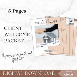 Loan Officer Client Welcome Packet | Loan Application Checklist | Loan Processor Checklist | Mortgage Real Estate Marketing | Realtor | LO
