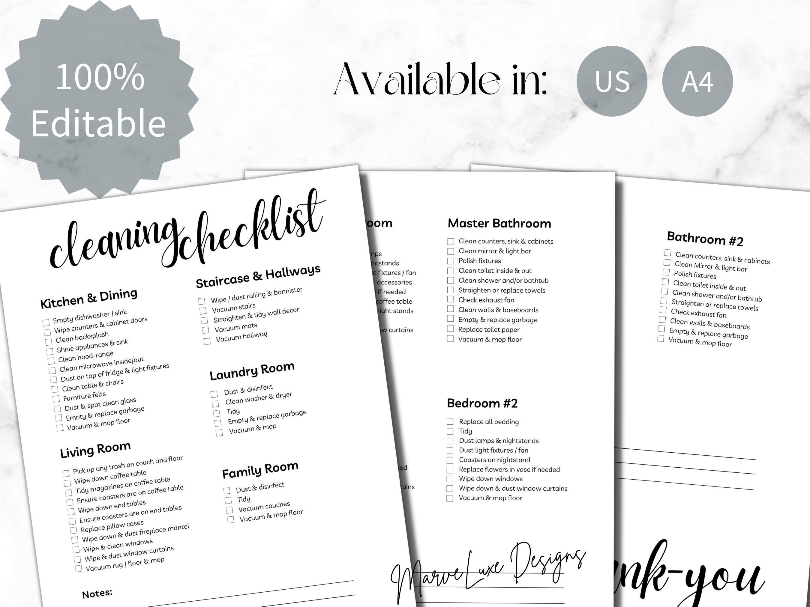 Airbnb Checklist Template Cleaning Checklist Airbnb Host Etsy