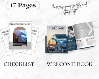 Turo Welcome Book | Turo Host |  Welcome Guide | Canva Template | Digital Welcome Book | Digital Download | Welcome Guide | Turo Bundle TURO