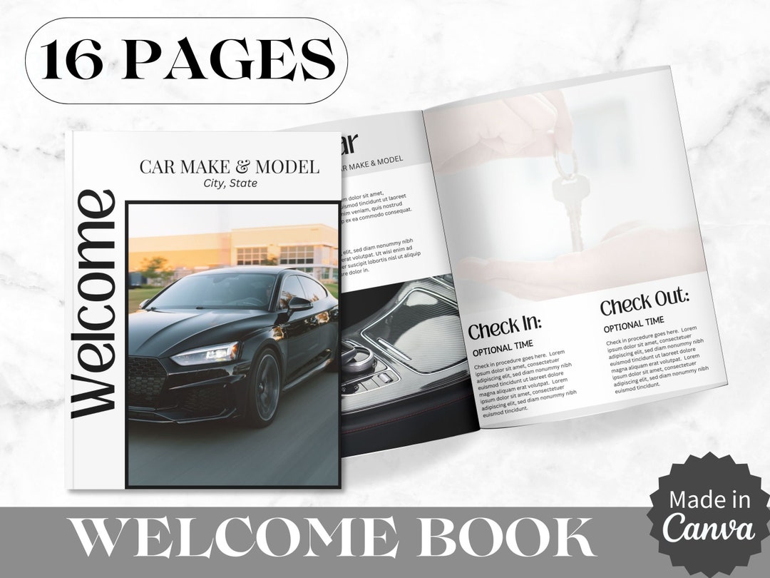 Turo Book Turo Host Guide Canva Template Etsy