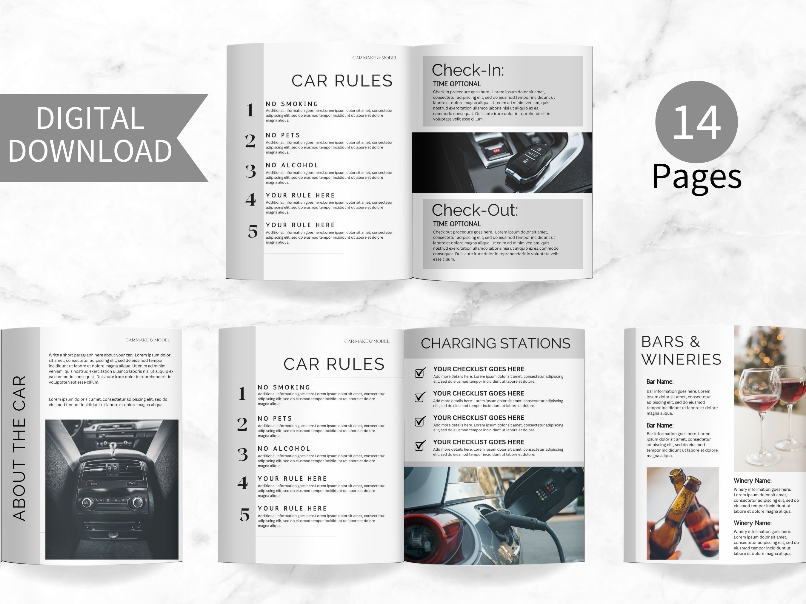 Turo Book Turo Host Guide Canva Template Digital