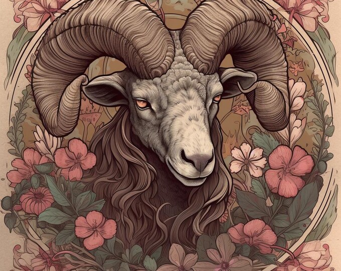 Aries - Zodiac Sign - Modern Stitch Craft Co Cross Stitch Pattern PDF ...