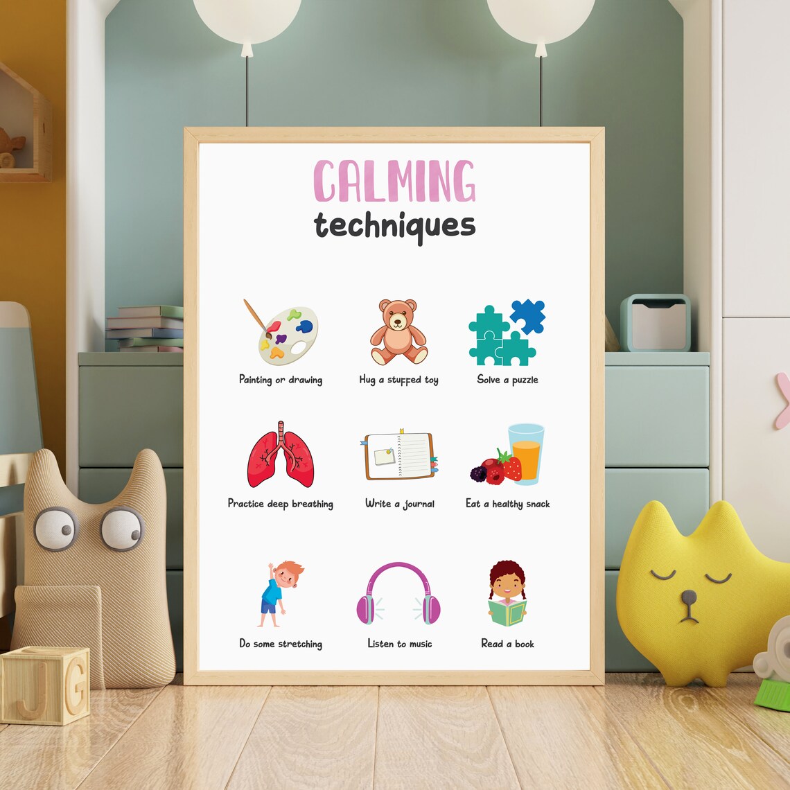 Calming Corner Printables for Children Self Regulation - Etsy