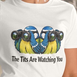 Blaumeisen T-Shirt - Birdwatcher Tee - Gartenvogel Liebhaber Geschenk
