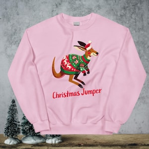 Kangaroo christmas jumper hot sale