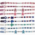 Personalised Multi Heart and Star Dummy Clips, Strap, Chain, Boys, Girls Plastic Clips product logo
