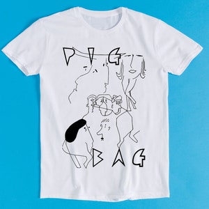 Pigbag Post Punk Rock Band Retro Funny Art Drawing Gamer Anime Cult Meme Movie Music Gift Tee T Shirt K5001
