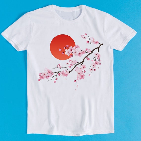 Oriental Japanese Cherry Blossom Tree Japan Art Drawing