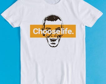 Choose Life Trainspotting Cult 90s Funny Cult Gift Tee T Shirt 1383