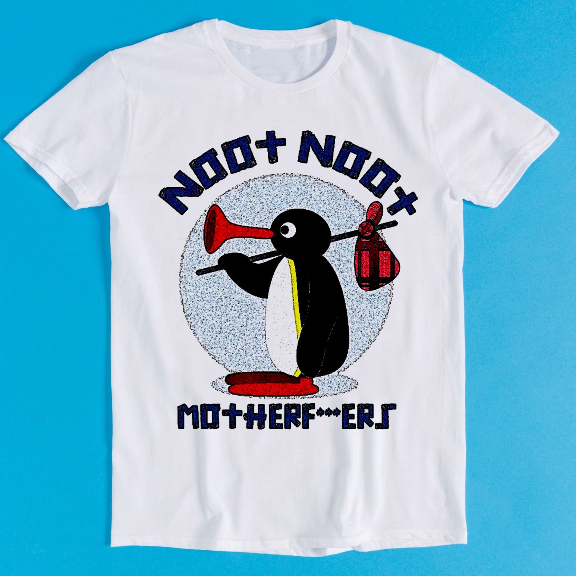 Funny Shirts Penguins, Penguin Meme Shirt, Cotton Pingu Shirt