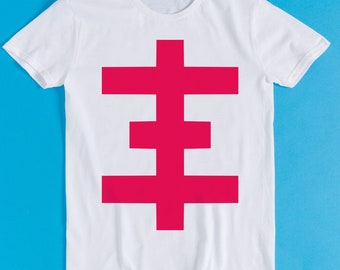 Psychic TV Cross Retro Funny Art Drawing Gamer Anime Cult Meme Movie Music Gift Tee T Shirt K5003