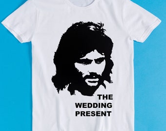 The Wedding Present George Best Retro Funny Art Drawing Gamer Anime Cult Meme Movie Music Gift Tee T Shirt K7283