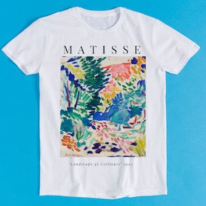 Henri Matisse Landscape At Collioure Art Meme Funny Style Unisex Gamer Cult Movie Music Gift Tee T Shirt K1041