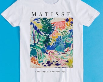 Henri Matisse Landscape At Collioure Art Meme Funny Style Unisex Gamer Cult Movie Music Gift Tee T Shirt K1041